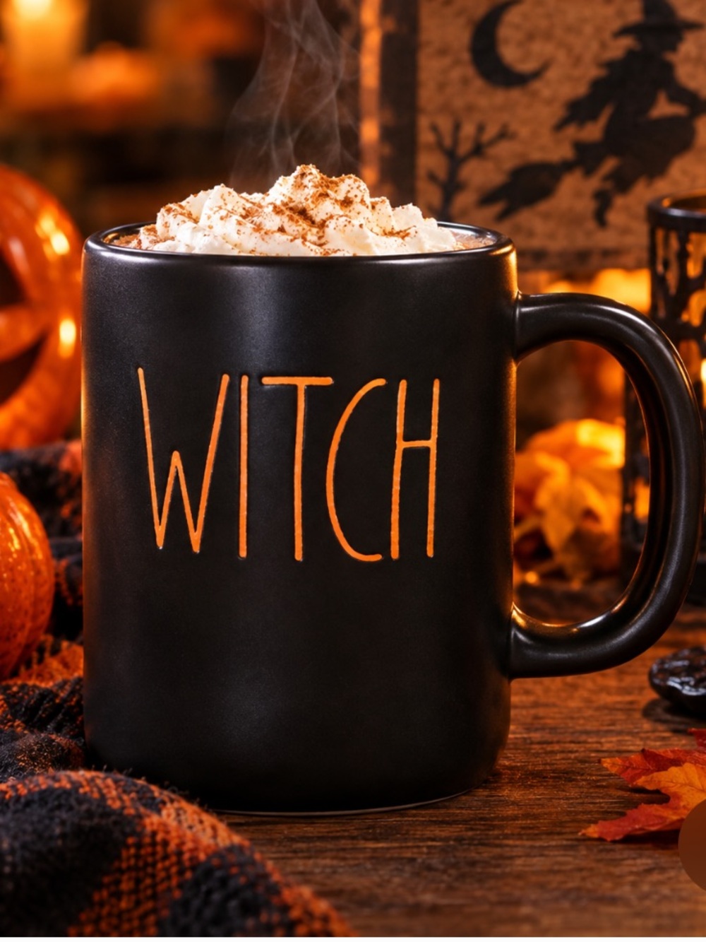 RaeDunn Halloween WITCH mug